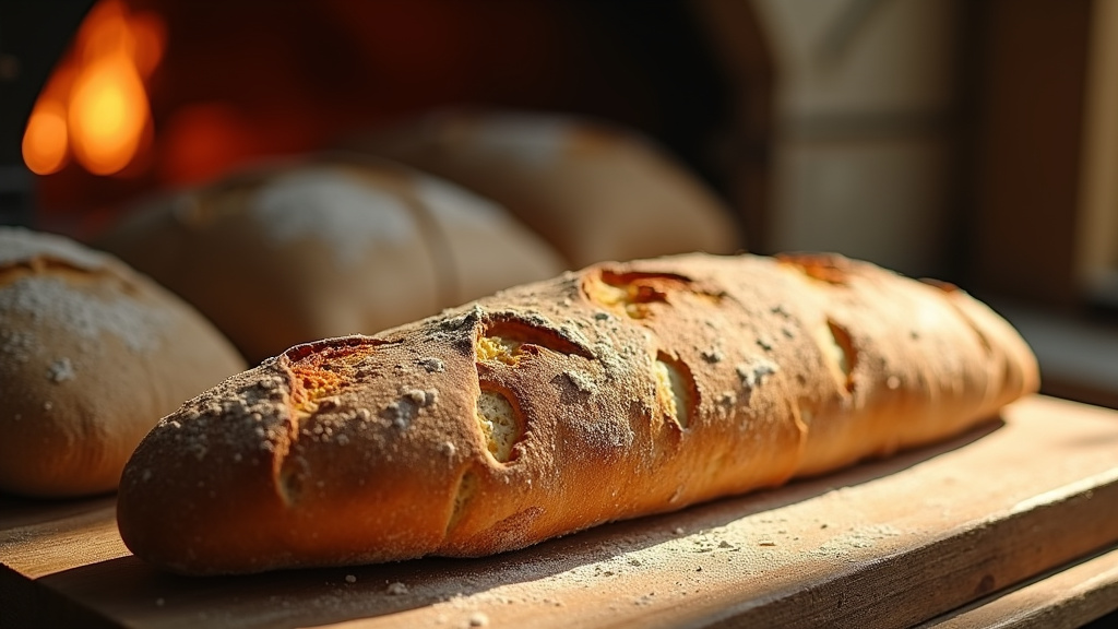 Pâtisseries artisanales colorées exposées dans la vitrine de la boulangerie