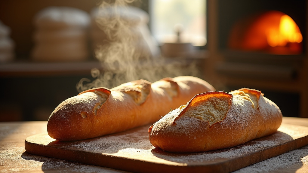 Vitrine de la Boulangerie Pâtisserie Traiteur Bouzanquet à Nîmes avec pains artisanaux et pâtisseries colorées