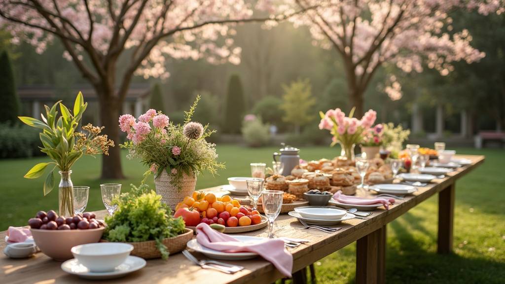 Un buffet de réception privé à Paris, magnifiquement organisé par Pro'G Traiteur, présentant une variété de mets délicats.