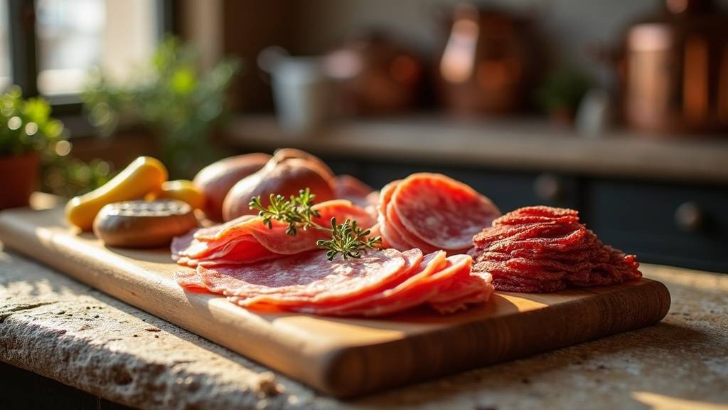 Artisan charcutier préparant une terrine de campagne traditionnelle