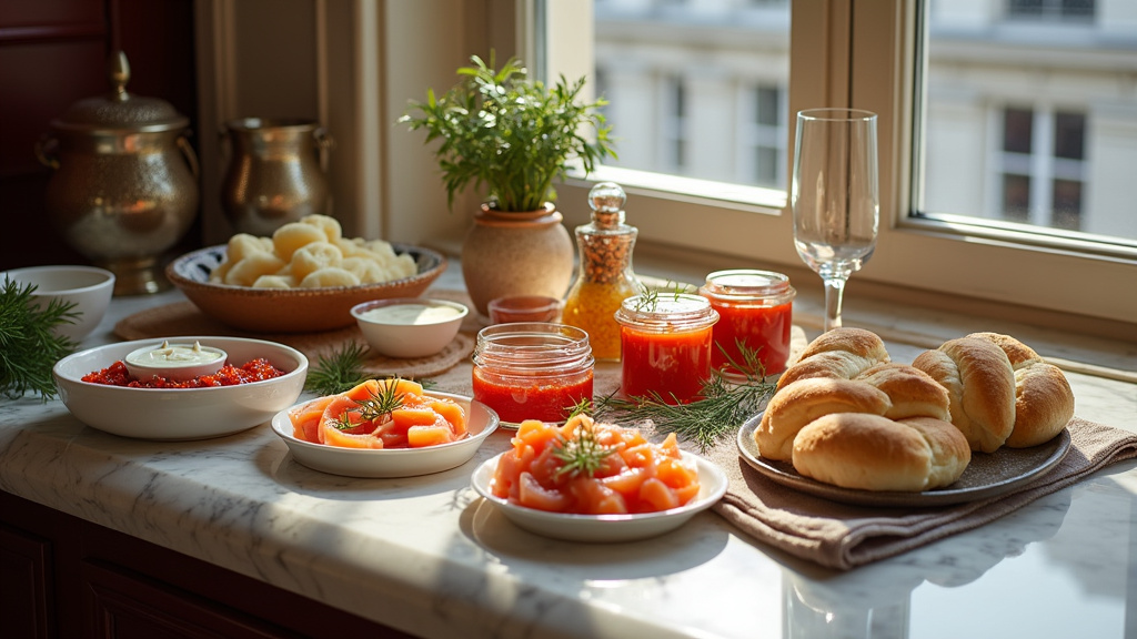 Produits d'exception de Prestige Russe : caviar, vodkas artisanales, charcuteries russes