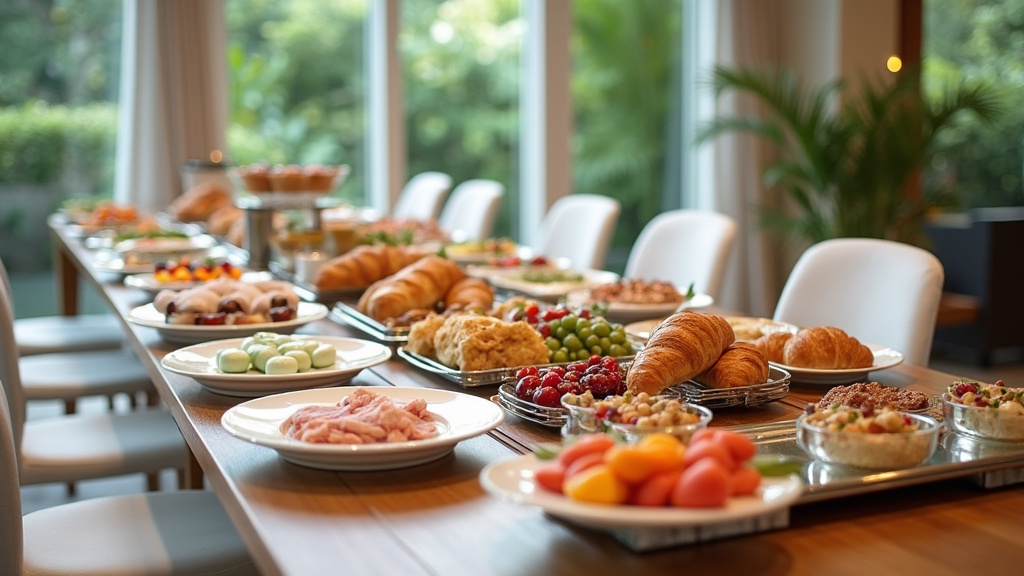 Interface en ligne de commande Flunch Traiteur avec assistant de quantité