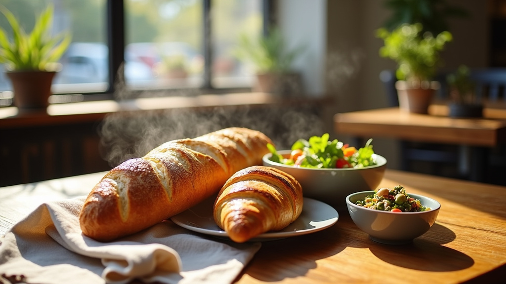 Intérieur chaleureux de Frencci avec terrasse ombragée et décoration soignée