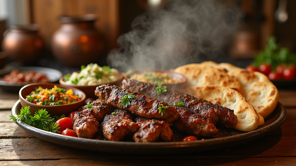 Devanture de la boucherie traiteur Khalifé à Courbevoie avec enseigne en lettres dorées