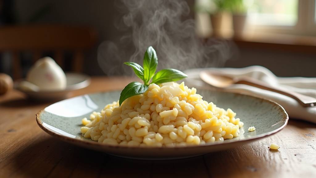 Plats faits maison et ingredients frais disposes sur une table en bois