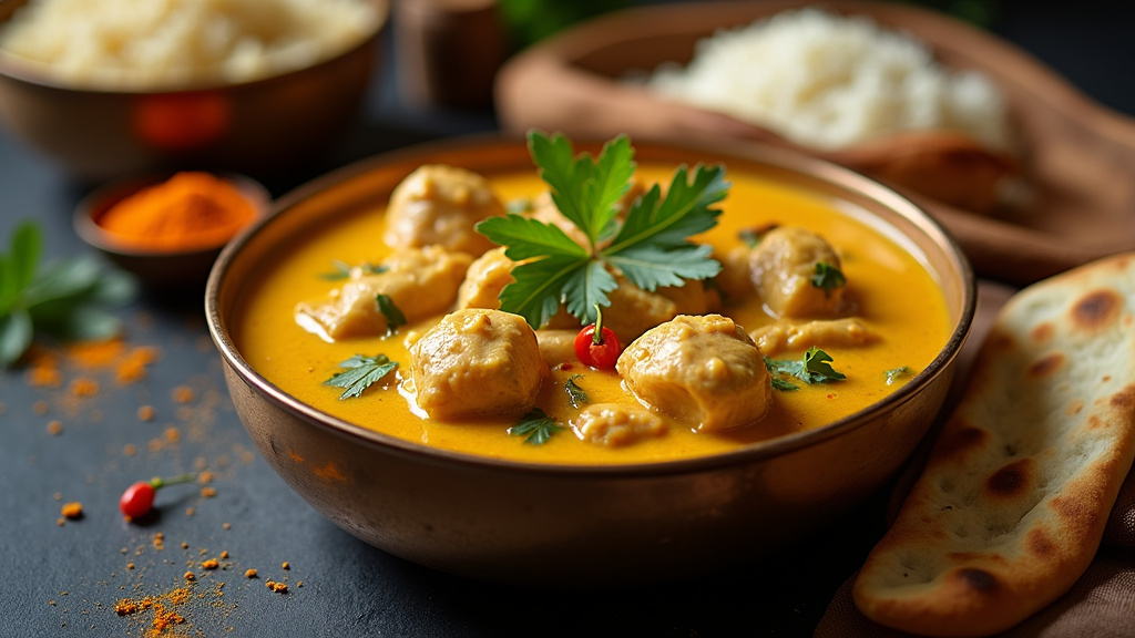 Assiettes de spécialités indiennes du sud servies au restaurant Station Krishna