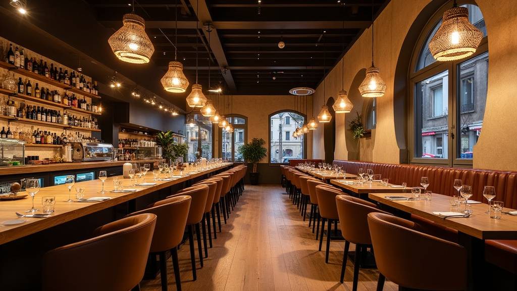 Intérieur chaleureux de Station Krishna avec des éléments décoratifs indiens et une ambiance conviviale